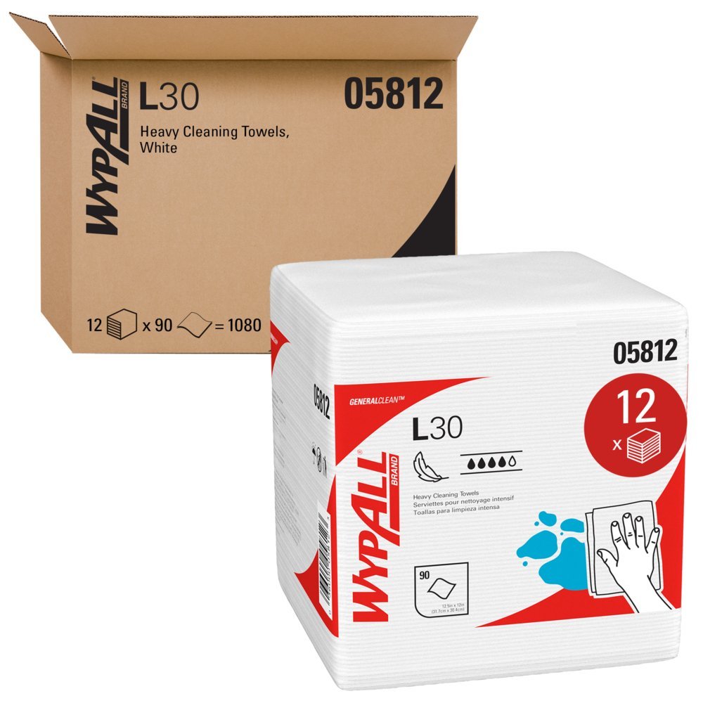 A Comprehensive Look at KC 05812 WypAll L30 Heavy Duty Cleaning Towels - Wiping Rag World