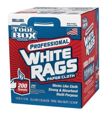 Sellars 58202 White Rags - Wiping Rag World