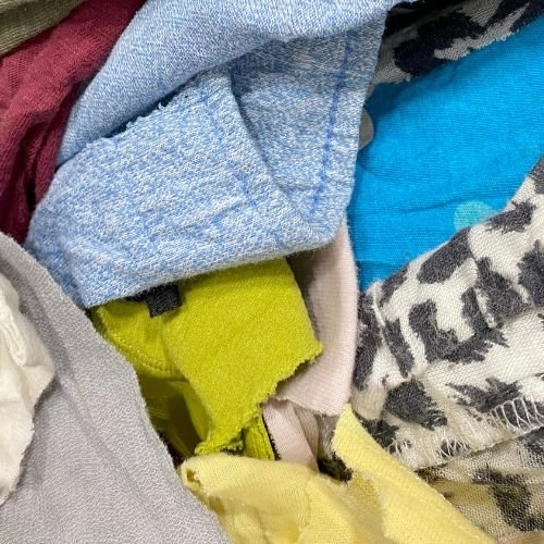 Color T Shirt Rags - 25 lb box - Wiping Rag World