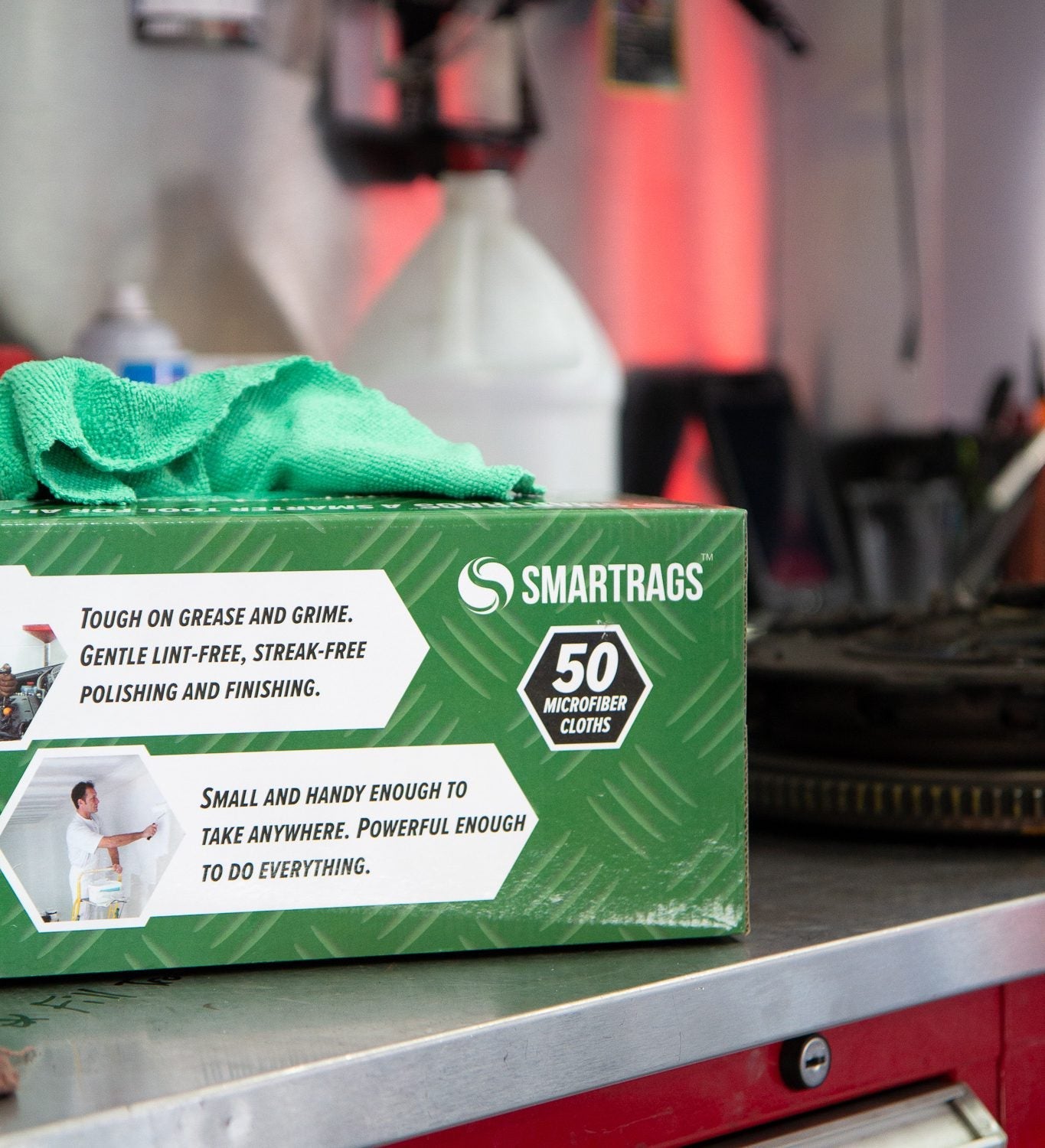 SMARTRAGS Microfiber Cloths 50 per box - Wiping Rag World